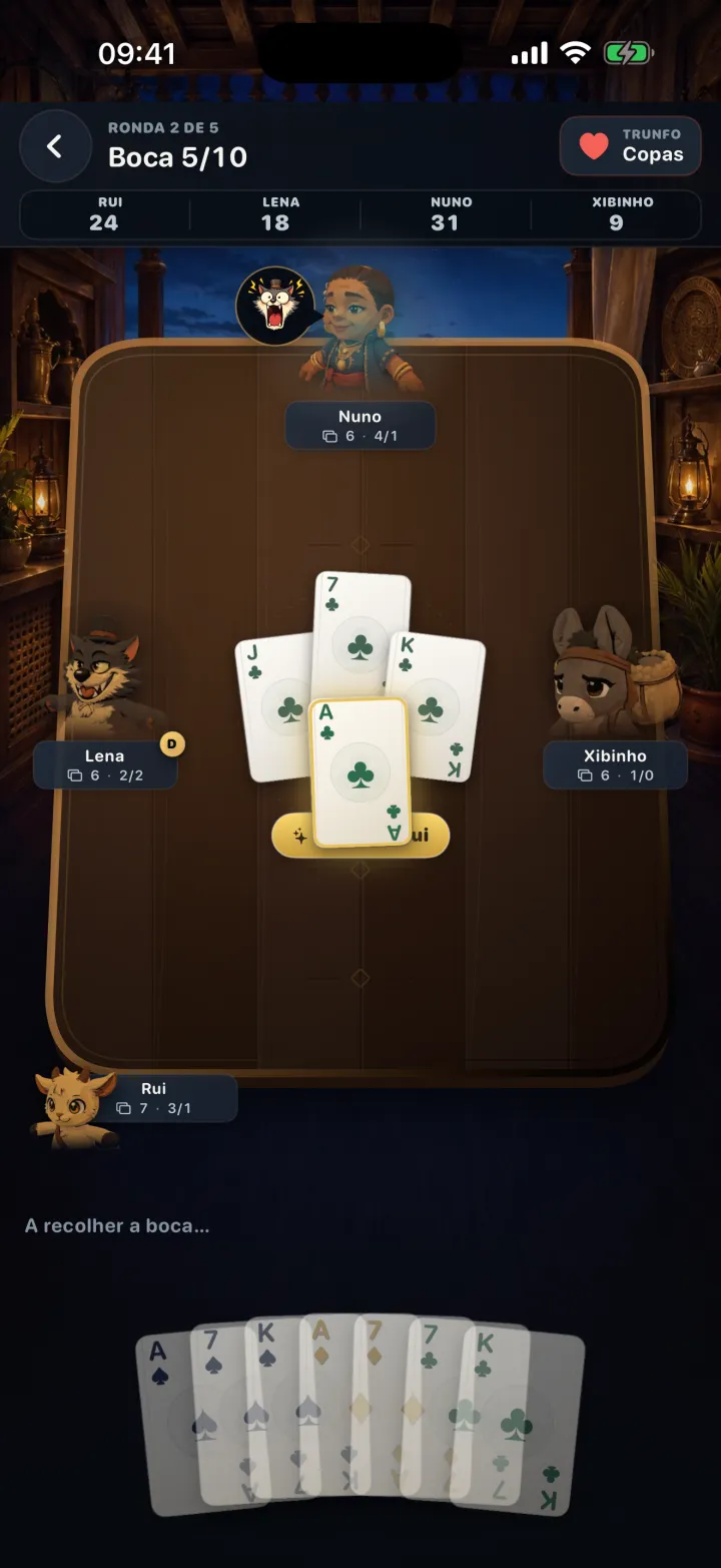 Mesa de jogo do Spadinha